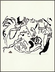 Wassily Kandinsky:  Juengster Tag  Bois grav pour  Klnge 