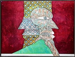 Bernhard Jaeger:  Pseudo Janus  1974, Lithographie signe