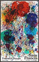 Sam Francis: Fondation Maeght, 1983, Lithographie originale - Affiches d'expositions, Arte Paris