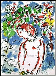 Marc Chagall: Jour de Printemps, 1972, Lithographie originale - uvre graphique | estampes originales