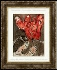 Marc Chagall: Sara et les Anges, Lithographie originale Bible 1960, Abraham, la grossesse | Arts graphiques