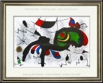 Joan Miro:  Le blier fleuri  1971, Lithographie originale grand format, astrologie, signe du zodiaque