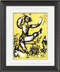 Marc Chagall:  Le Cirque  1960, Lithographie originale Mourlot, composition aux clowns - Arts graphiques