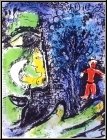 Marc Chagall: Lithographie originale Le Profil et l'Enfant rouge, 1960