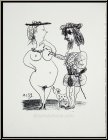 Pablo Picasso: Le seigneur et la dame, 1972, Lithographie originale