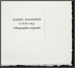 Alfred Manessier:  La tache rouge  Lithographie originale Mourlot