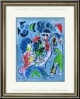 Marc Chagall: Bouquet de fleurs, Lithographie originale 1969, frontispice, Mourlot - uvre grav | estampes