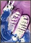 Marc Chagall: Mose III, 1956, Lithographie originale, Verve Bible