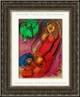 Marc Chagall: David et Absalon, La Bible 1956, Lithographie originale