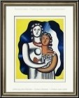 Fernand Lger: Les deux figures (deux amants) 1955 Cubisme, Lithographie Mourlot - uvre grav | estampes