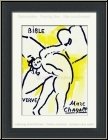 Marc Chagall: Verve La Bible 1956, page de titre, lithographie orig.