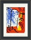 Marc Chagall: Mose, 1956, Lithographie originale pour La Bible
