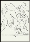 Marc Chagall: Isaie, Les Prophtes 1956, Lithographie originale, Bible