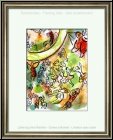 Marc Chagall: Le Plafond de l'Opra de Paris, Lithographie originale 1965 - Estampes Mourlot | Lithographies