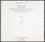 Antoni Tapies, 1974: Derriere le miroir DLM 210 dition de tte signe