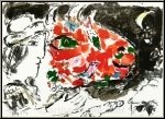 Marc Chagall: Aprs l'hiver, 1972, Lithographie originale, printemps