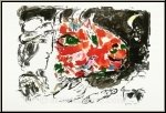 Marc Chagall: Aprs l'hiver, 1972, Lithographie originale sur l’arrive du printemps - uvre graphique