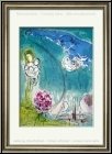 Marc Chagall: Place de la Concorde, Tour Eiffel, 1952, Lithographie originale - uvre grav | estampes Mourlot