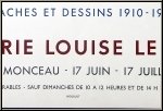Juan Gris: Galerie Louise Leiris 1965, Affiche pour l'exposition Gouaches et Dessins 1910-1927 Lithographie