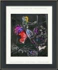 Marc Chagall: La nuit  Paris 1954, lithographie originale pour Derriere le miroir 66-67-68 (Mourlot 96)