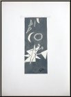 Georges Braque:  Ciel gris II  L'oiseau et la nature, 1959, Mourlot