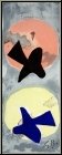 Georges Braque:  Soleil et lune II  Deux oiseaux, 1959, Lithographie
