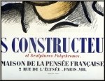 Fernand Lger: Les Constructeurs 1951, Maison de la Pense Lithographie originale L'ouvrier | Affiches Mourlot