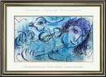 Marc Chagall: Le Joueur de Flte 1957, Lithographie originale Mourlot n 197- oeuvre graphique | lithographies