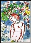 Marc Chagall: Jour de Printemps, 1972, Lithographie originale