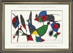 Joan Miro: La grenouille, le poisson et l'oiseau, 1975 Lithographie originale IX - uvre graphique, estampes