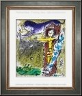 Marc Chagall: Le Christ  l'horloge, 1957, Lithographie originale