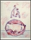 Max Ernst: Lithographie originale  Aprs moi le XXe sicle  1971