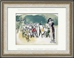 Marc Chagall: Lithographie originale  Hommage  Julien Cain  1968
