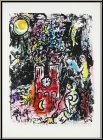 Marc Chagall: L'arbre de Jess Paris 1960, arbre de Nol, lithographie - Estampes originales | Lithographies