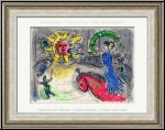 Marc Chagall:  Soleil au Cheval rouge  Lithographie originale 1979 - uvre graphique | gravures originales