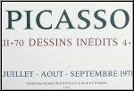 Picasso: Lithographie d'interprtation excute chez Mourlot pour l'exposition au Muse des beaux-arts d'Arles