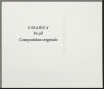 Victor Vasarely:  Beryll  (bryl) Lithographie originale de 1972 pour 'Souvenirs et portraits d'artistes'