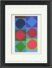 Victor Vasarely:  Beryll  (bryl) Lithographie originale de 1972 pour 'Souvenirs et portraits d'artistes'
