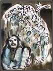 Marc Chagall: Mose et son Peuple, 1973 pour  Le message biblique 