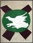 Georges Braque: Oiseau sur fond de  X  1958 Lithographie originale