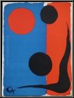 Alexander Calder: Composition, 1966, Lithographie Chiffon de Mandeure
