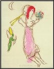 Marc Chagall:  Daphnis et Chlo  1960, Lithographie originale