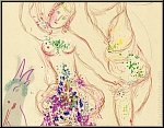 Marc Chagall: Le Ballet, Daphnis et Chlo 1969, Lithographie originale