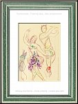 Marc Chagall: Le Ballet, Daphnis et Chlo 1969, Lithographie originale