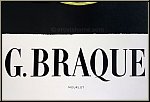 Georges Braque: Affiche originale Theogonie Galerie Maeght 1954, imprime par Mourlot - Affiches d'expositions